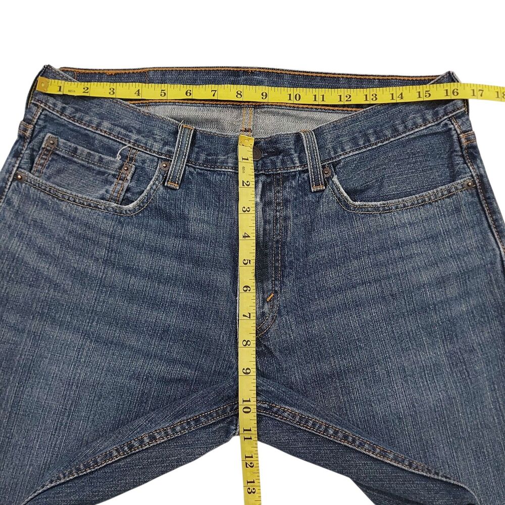 Levi's 559 Jeans Mens 32x30 Blue Straight Leg Cotton Durable Denim Work Casual - Picture 11 of 12